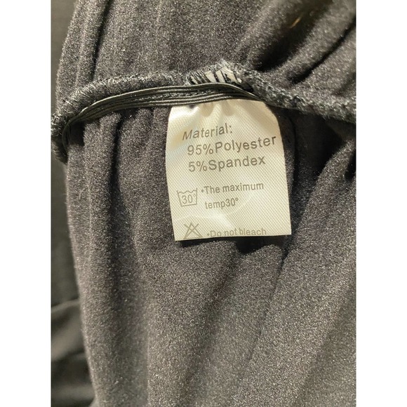 BEIGAI Black Bodycon Ruched Long Sleeve MIDI Dress size 2XL - Picture 7 of 8